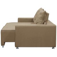 Sofá Retrátil 2 Lugares Bariloche 1.50cm Shop Das Cabeceiras Capuccino - 3