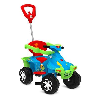 Quadriciclo Infantil 1221 Passeio e Pedal Azul Brinquedos Bandeirante