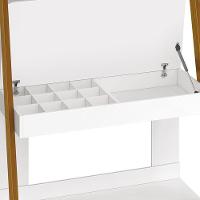 Jogo De Quarto Infantil Simba Estante Escrivaninha E Cama Branco Fosco Com Pés Amadeirado - Reller Móveis Branco Fosco - 3