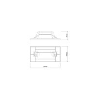 Desempenadeira Plástica De Base Corrugada Tramontina Sem Dentes Com Cabo Plástico - 3