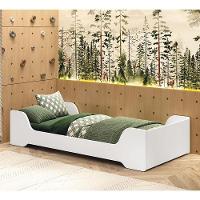 Cama Evolutiva 2 Em 1 Zaki Branco Fosco - Reller Móveis Branco Fosco - 5