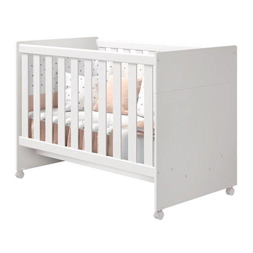 Berço Mini Cama Katatau Flex Branco Fosco - Reller Móveis Branco Fosco - 1