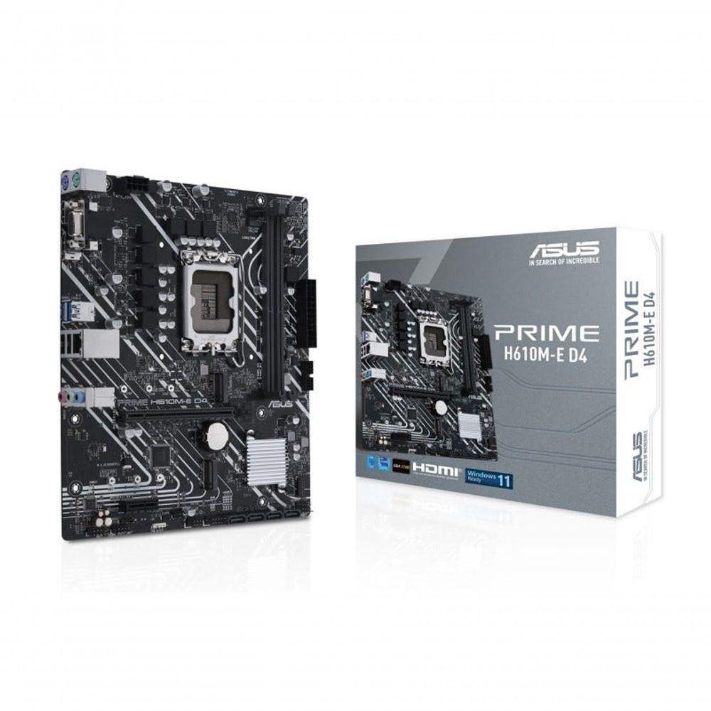 Placa Mãe Asus Prime H610-E D4 Intel 12Ger Prime H610-E D4 - 1