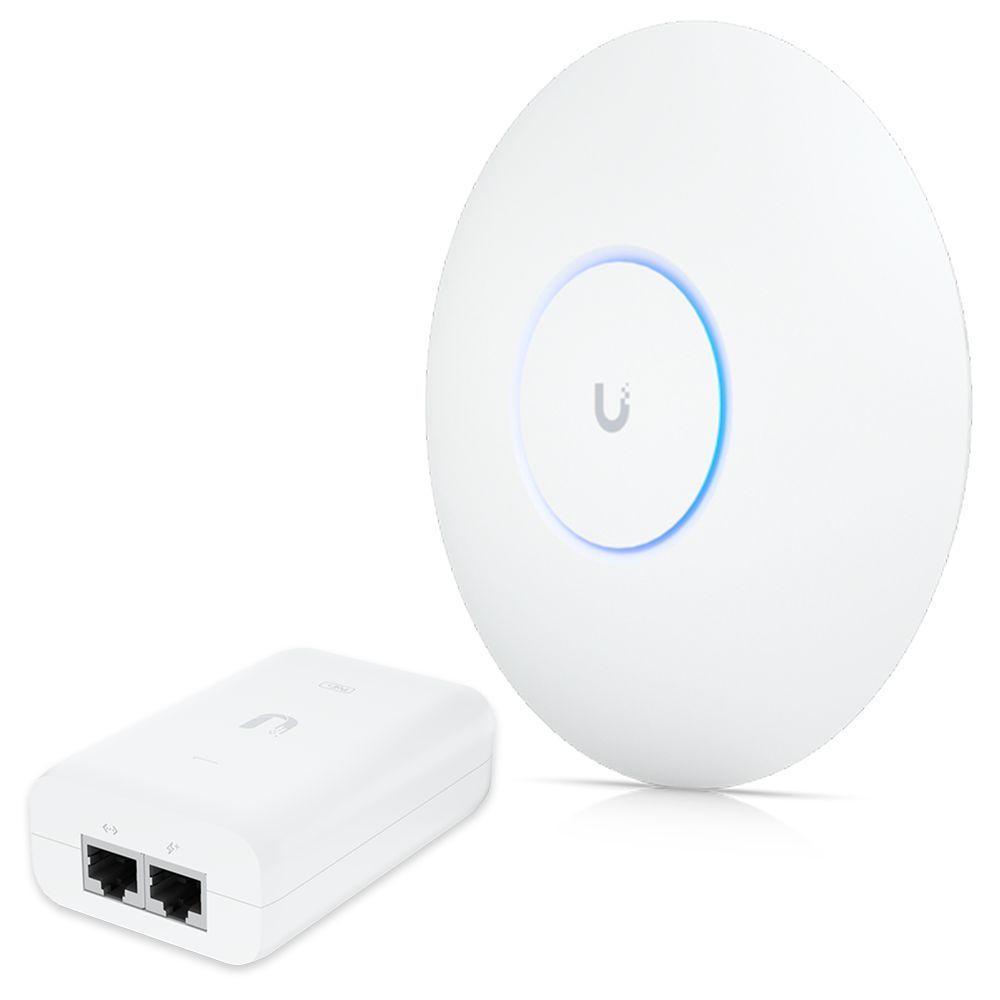 Roteador Wi-fi 6 Access Point 5.3 Gbps + Injetor Poe+ | U6 Pro Ubiquiti Com Fonte 48v 30w - 3
