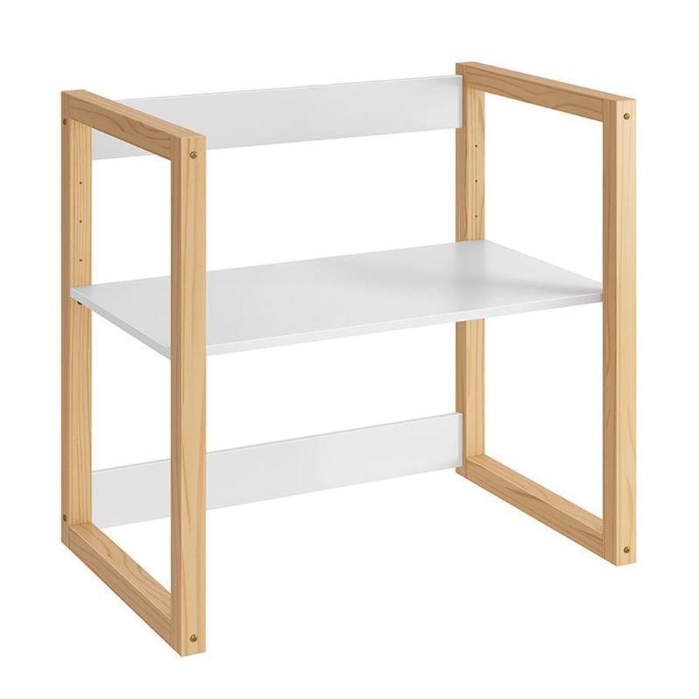 Mesa Infantil Zoe Branco Fosco/madeira Natural - Reller Móveis Branco Fosco/madeira Natural - 6