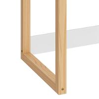 Mesa Infantil Zoe Branco Fosco/madeira Natural - Reller Móveis Branco Fosco/madeira Natural - 3