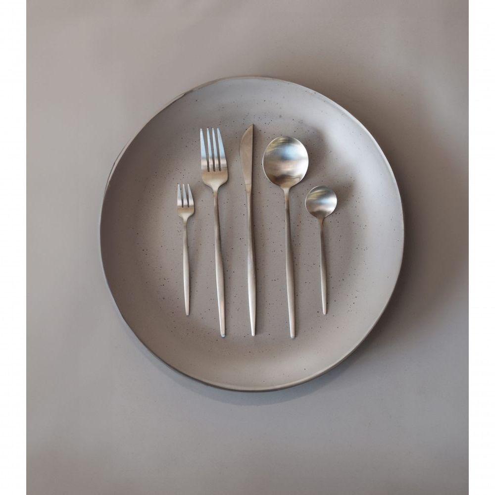 Faqueiro 30 Peças Em Inox Berlin Kenya Prata - 2