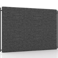 Cabeceira Cama Box Queen 160cm Estofada Goya P05 Linho Cinza Escuro - Lyam Decor - 1