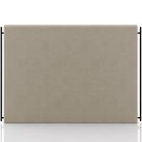 Cabeceira Cama Box Queen 160cm Estofada Goya P05 Suede Bege - Lyam Decor - 5