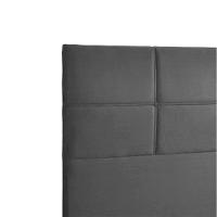 Cabeceira Estofada Milena 1,95 Sued Shop Das Cabeceiras Chumbo