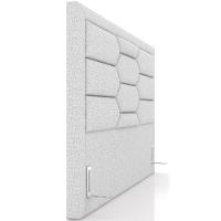 Cabeceira Cama Box Casal 140cm Estofada Nora P05 Linho Cinza Claro - 7