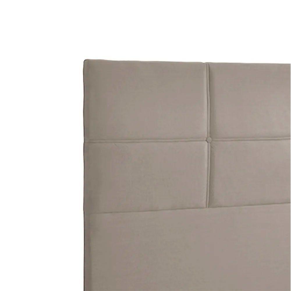 Cabeceira Estofada Milena 1,60 Queen Shop Das Cabeceira Bege Marfim - 2