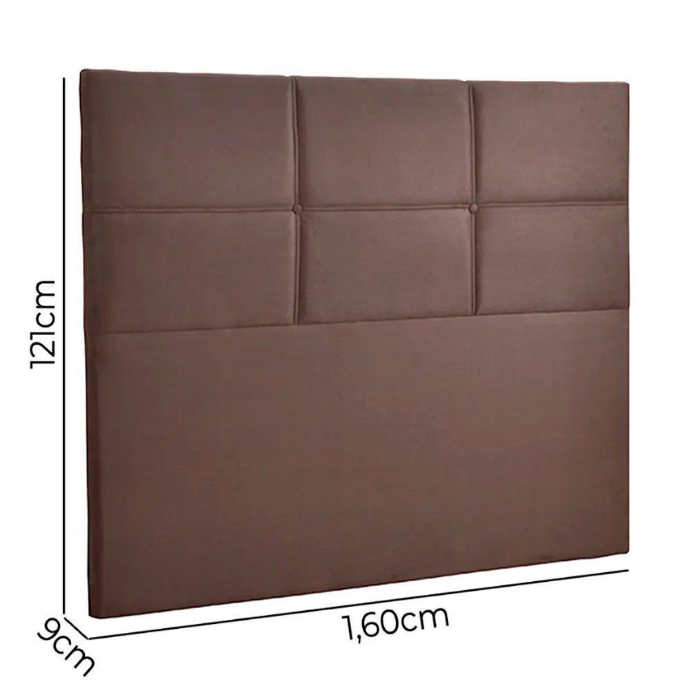 Cabeceira Estofada Milena 1,60 Queen Shop Das Cabeceiras Café - 4