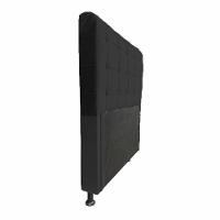 Cabeceira Dama 1,40 Cm Para Cama Box Casal Suede Preto - 3