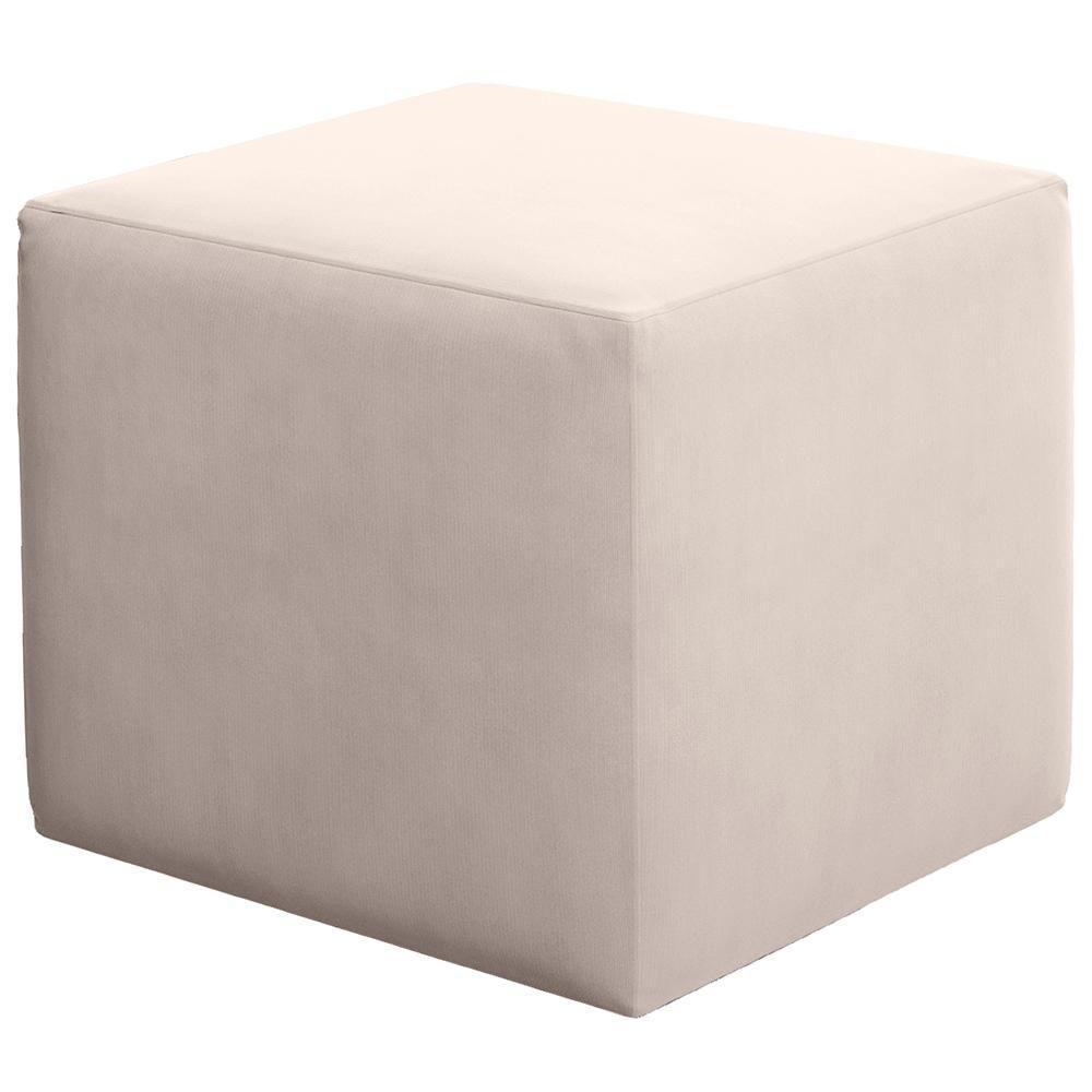 Poltrona De Amamentação Com Balanço E Puff Ravena W01 Suede Bege - Lyam Decor - 7