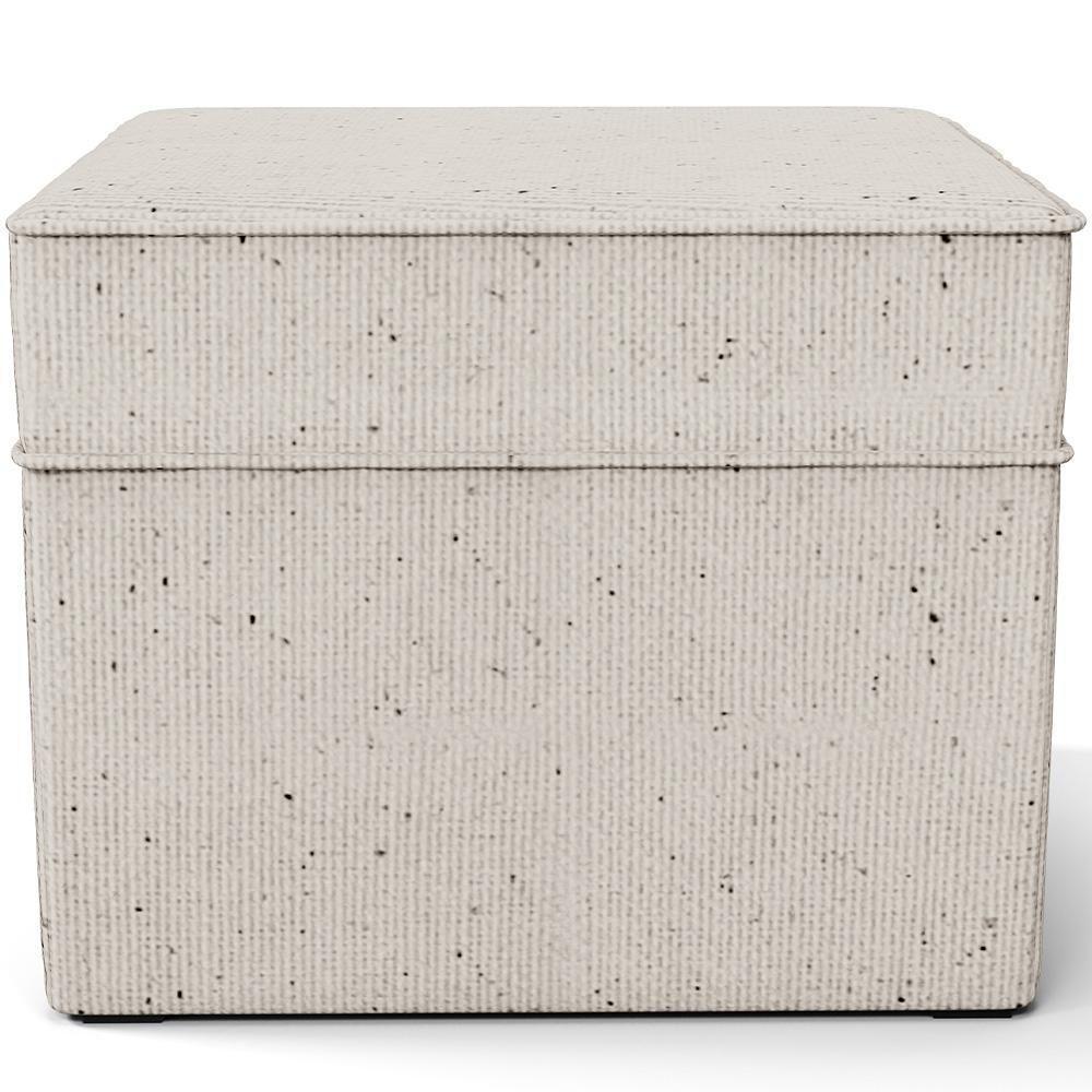 Poltrona De Amamentação Com Balanço E Puff Mavie L02 Linho Cru - Lyam Decor - 6