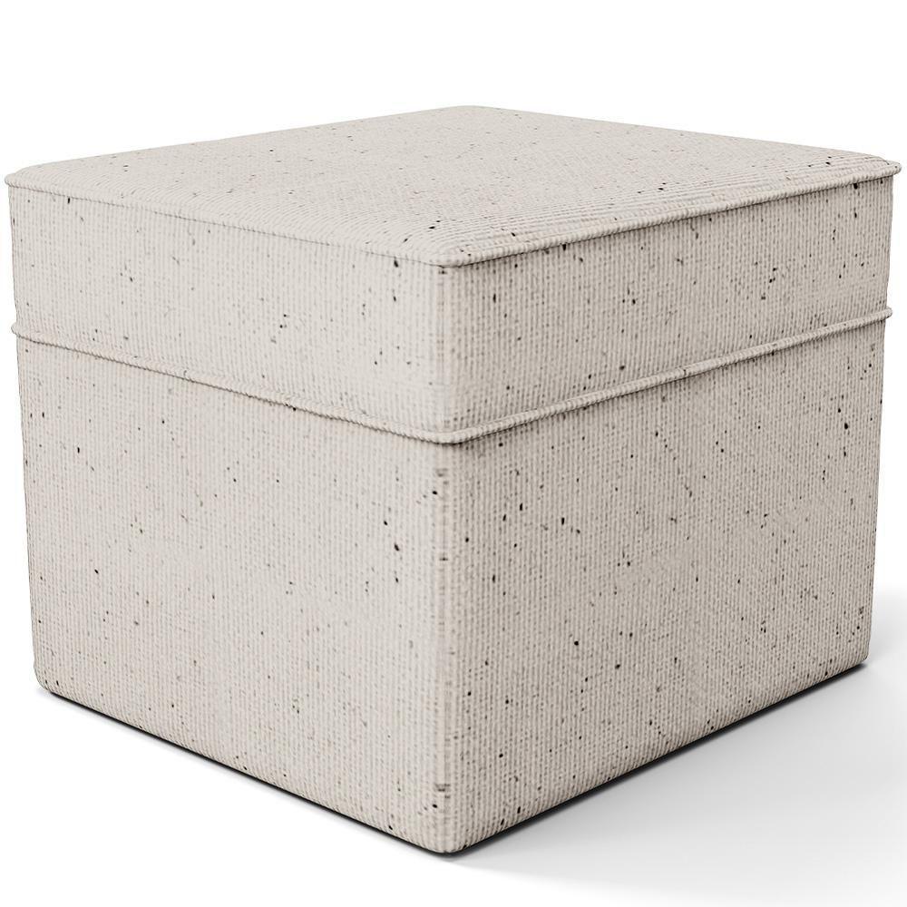 Poltrona De Amamentação Com Balanço E Puff Mavie L02 Linho Cru - Lyam Decor - 7