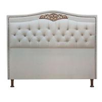 Cabeceira Holanda 1,40 Casal Linho Shop Das Cabeceiras Carvalho - 1