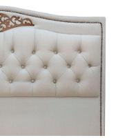 Cabeceira Holanda 1,40 Casal Linho Shop Das Cabeceiras Carvalho - 3