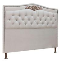 Cabeceira Holanda 1,40 Casal Linho Shop Das Cabeceiras Carvalho - 6