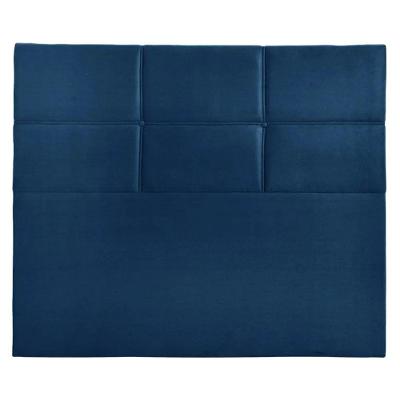 Cabeceira Estofada Milena 0,90 Solteiro Shop Das Cabeceiras Azul