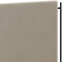 Cabeceira Cama Box Casal 140cm Estofada Goya P05 Suede Bege - Lyam Decor - 2