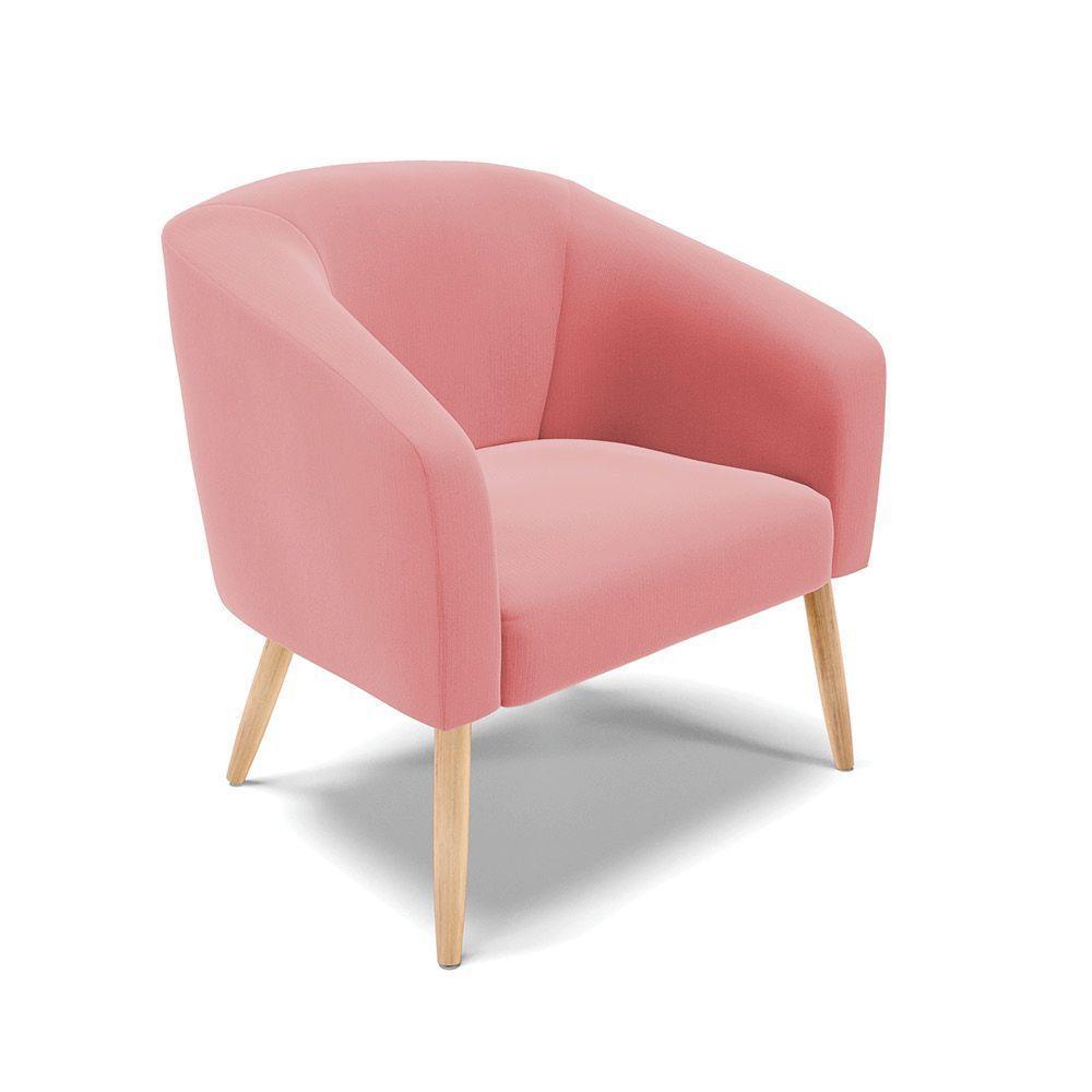 Kit 01 Namoradeira 02Lug E 01 Poltrona Stella Rosê Natural - 6