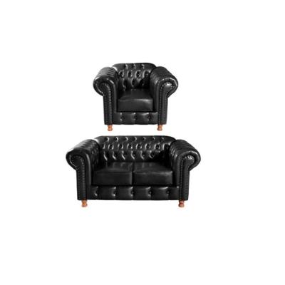 Conjunto Namoradeira Luís Xv Clássica Capitonê 1 Poltrona