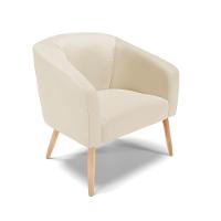 Kit 1 Namoradeira 2 Lugares E 2 Poltronas Bege Pés Palito - 8