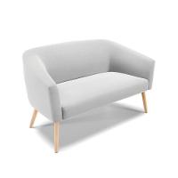 Kit 01 Namoradeira 02Lug E 01 Poltrona Stella Natural Cinza - 7