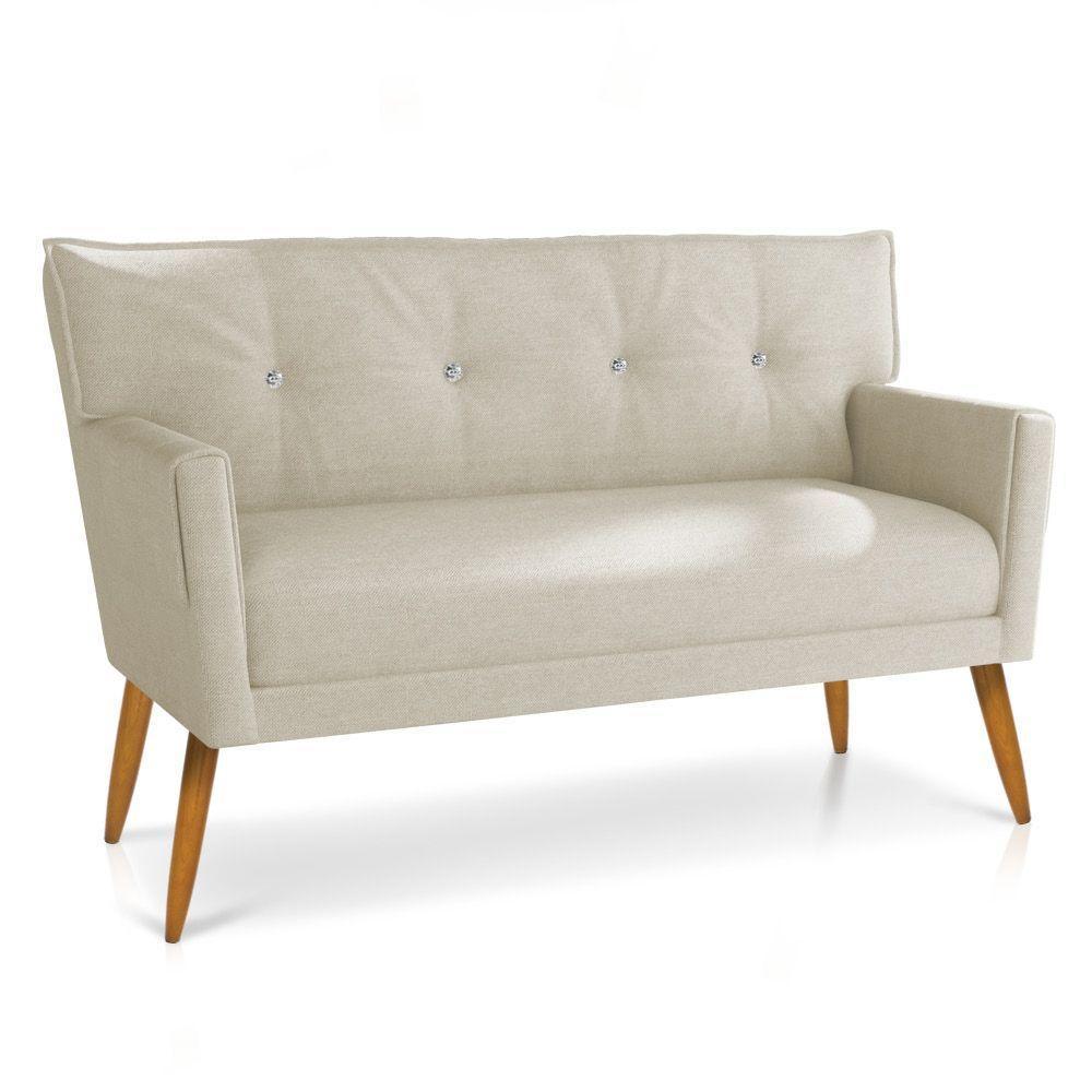 Kit Namoradeira E 02 Poltronas Anitta D'rossi A19 Bege - 7