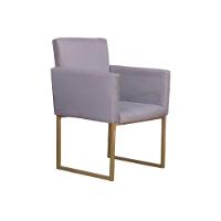 Conjunto 02 Poltronas Para Recepção E Sala Klara Suede Cinza - 3