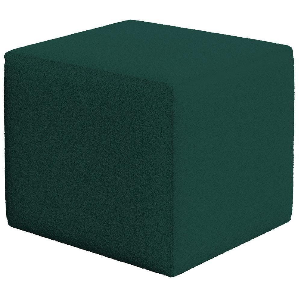 Poltrona De Amamentação Com Balanço E Puff Ravena W01 Bouclê Verde - Lyam Decor - 7