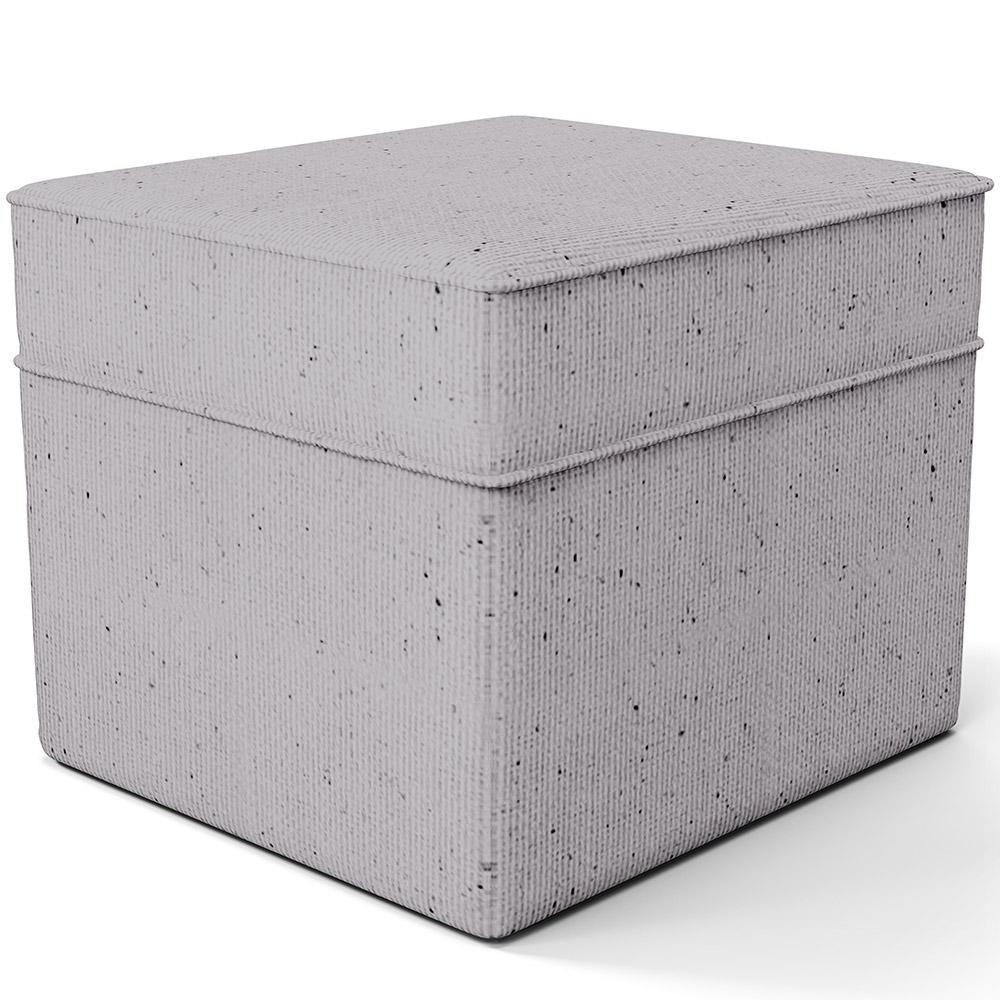 Poltrona De Amamentação Com Balanço E Puff Mavie L02 Linho Cinza - Lyam Decor - 7