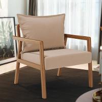 Kit 02 Poltronas Decorativa Para Sala De Estar Alícia B04 Suede Bege - 8