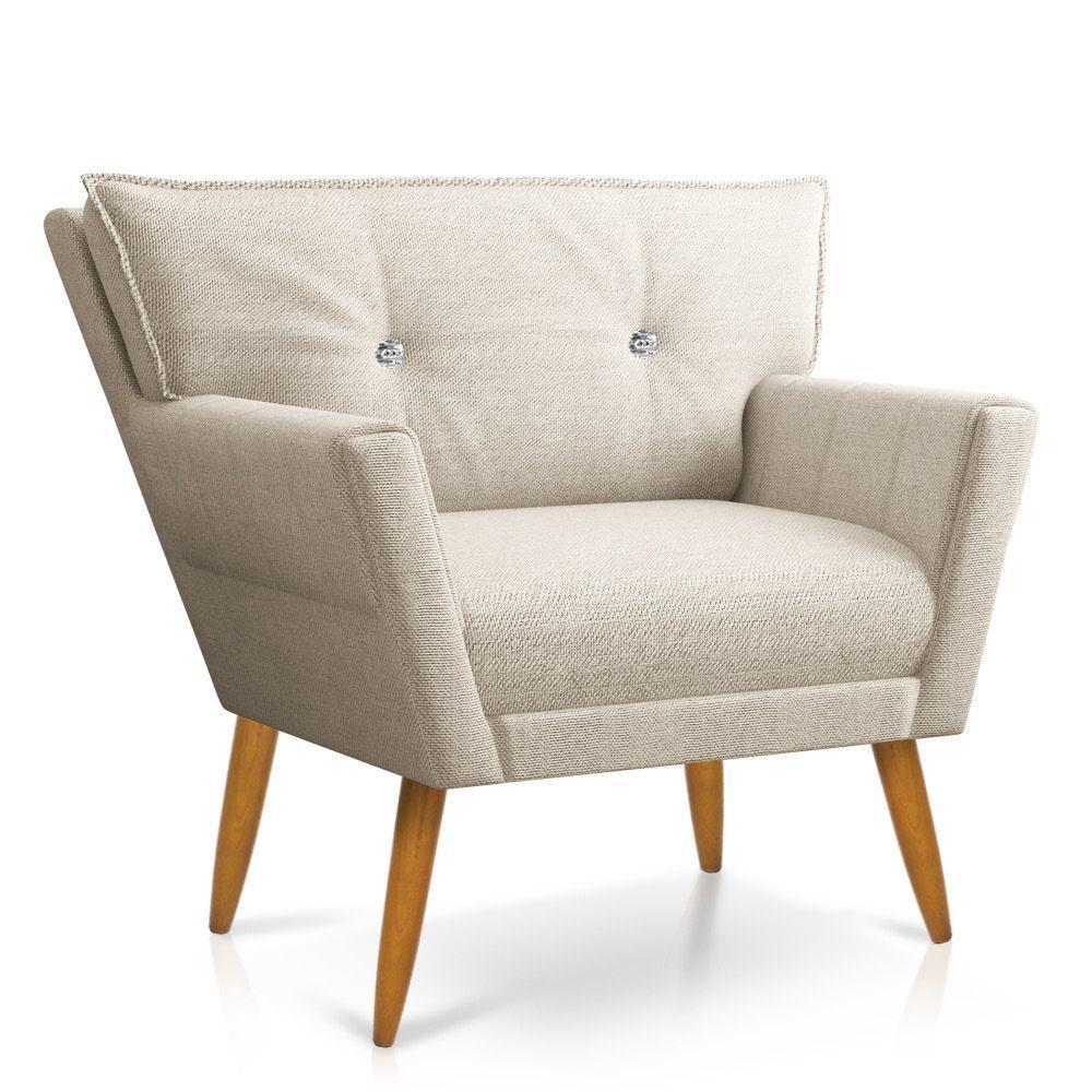 Kit Namoradeira E 02 Poltronas Anitta D'rossi A27 Areia - 6