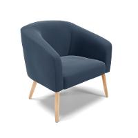 Kit 01 Namoradeira 02 Lugares E 02 Poltronas Azul Marinho - 6