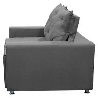 Sofá Retrátil 2 Lugares Bariloche 1.80cm Shop Das Cabeceiras Grafite