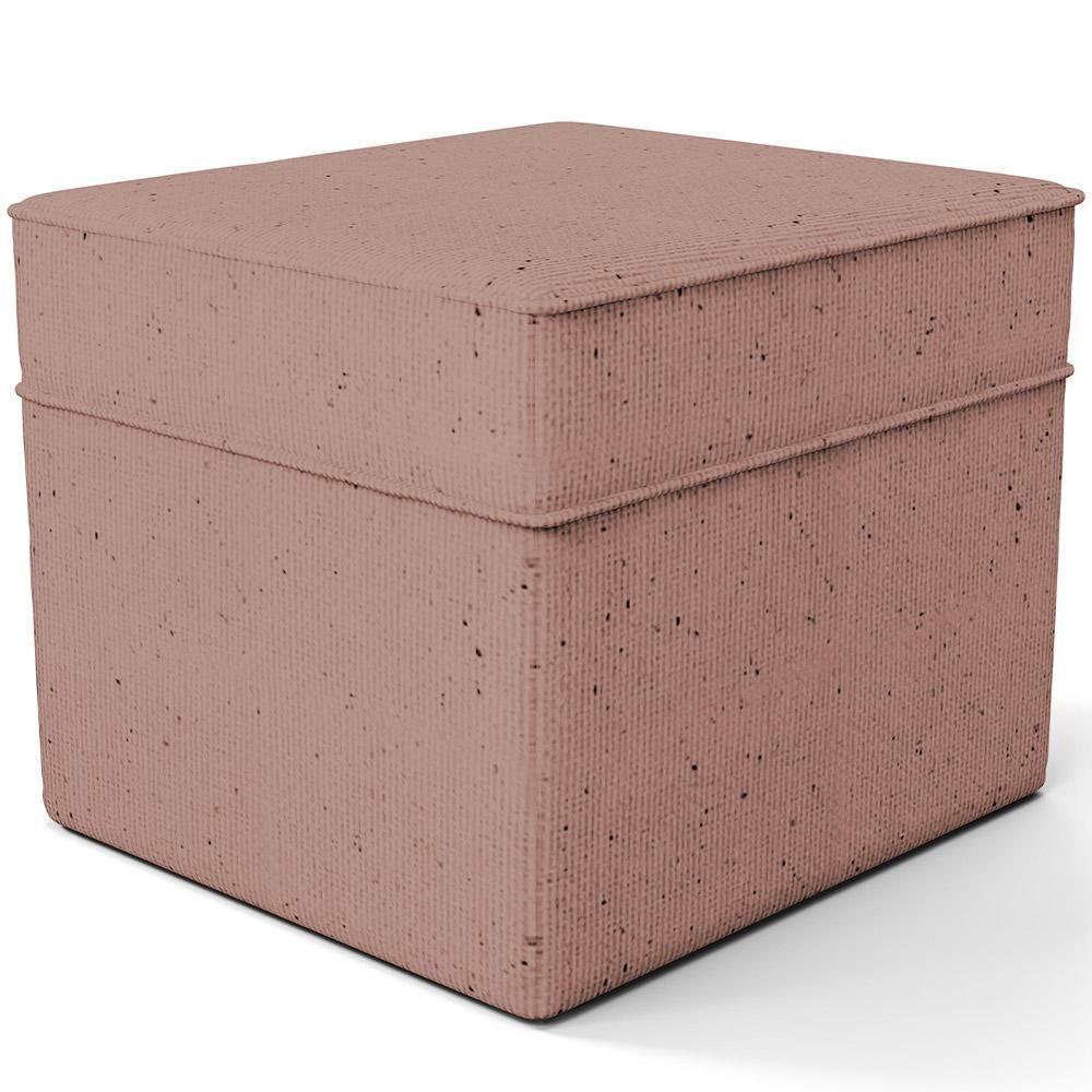 Poltrona De Amamentação Com Balanço E Puff Mavie L02 Linho Rosê - Lyam Decor - 7