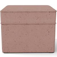 Poltrona De Amamentação Com Balanço E Puff Mavie L02 Linho Rosê - Lyam Decor - 6