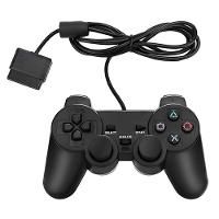 Manete De Ps2 Dualshock Com Fio Vibração Controle Analógico Confortável E Resistente - 1