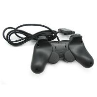 Manete De Ps2 Dualshock Com Fio Vibração Controle Analógico Confortável E Resistente - 2