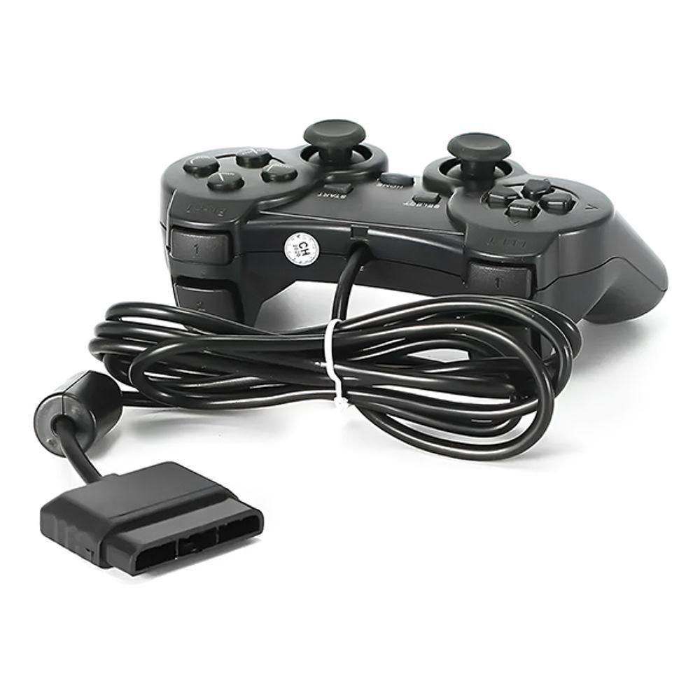 Controle Ps2 Com Fio Manete Dualshock Playstation 2 E 1 Analógico Preciso Alta Sensibilidade - 4