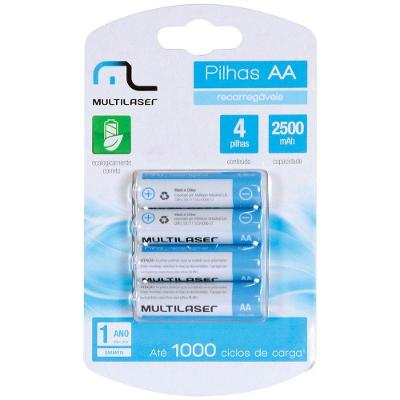 Pilha Recarregavel Aa 2500mah C-4 Cb052