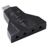 Adaptador Placa De Som Usb 4 Portas P2 - Compativel Com Ps3 - A4pusbm - 1