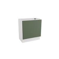 Balcão Para Forno De Embutir Celeste Kappesberg 100% Mdf Branco/verde 80cm - 1
