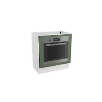 Balcão Para Forno De Embutir Celeste Kappesberg 100% Mdf Branco/verde 80cm - 4