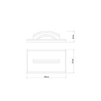 Desempenadeira Madeira 17x29cm Com Base Lisa Tramontina Sem Dentes Com Cabo Madeira Tramontina - 3