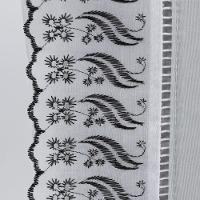 Jogo Cama Lençol Paris Queen Percal 180 Fios 100% Algodão Lese Bordada 4 Peças - Cinza - 2