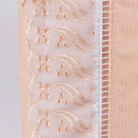 Jogo Cama Lençol Paris King Percal 180 Fios 100% Algodão Lese Bordada 4 Peças - Salmão - 4